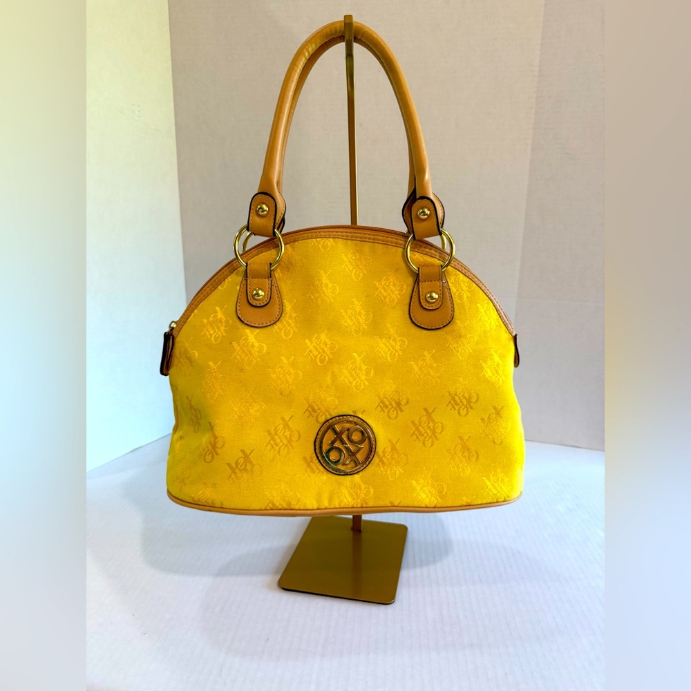 XOXO NEW HORIZONS YELLOW SATCHEL TOTE BAG PURSE MSRP $69 HARD TO FIND